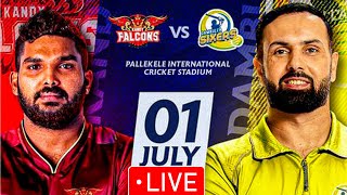 🔴 LIVE  Match 01  Kandy Falcons Vs Dambulla Sixers  LPL 2024 [upl. by Hanley]