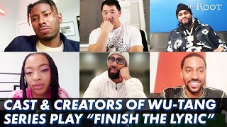 Cast and Creators of Hulus WuTang An American Saga Play Finish The Lyric [upl. by Kliment609]