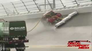 NASCAR Debuts New Air Titan Track Drying System [upl. by Tat540]