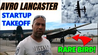 AVRO LANCASTER BOMBER ENGINE STARTUP amp TAKEOFF  CANADIAN WARPLANE HERITAGE MUSEUM [upl. by Lledualc]