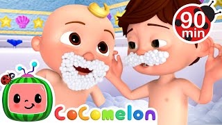 The Bubble Bath Song  CoComelon  Nursery Rhymes for Babies [upl. by Ilyse263]