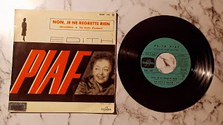 Non Je Ne Regrette Rien  Edith Piaf Orijinal Plak Kaydı edithpiaf [upl. by Segal65]