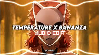 Temperature x Bananza belly dancer  sean paul amp akon edit audio [upl. by Kahcztiy]