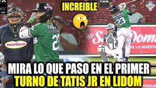 Así fue el PRIMER TURNO de FERNANDO TATIS JR en su DEBUT en LIDOM con Estrellas Orientales ESTO PASO [upl. by Kaine]