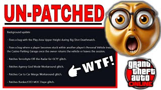 BREAKING Rockstar UNPATCHED So many glitches today Emergency unpatch GTAO EampE XS 168 no patch [upl. by Anaic]