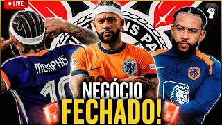 MEMPHIS DEPAY É O MAIS NOVO JOGADOR DO CORINTHIANS  DETALHES CONDIÇÕES E ATUALIZAÇÕES DO CASO [upl. by Anissej]