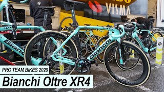 Bianchi Oltre XR4  The Best Looking Team Bike of 2020 [upl. by Purdum]