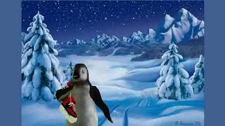 Silvester und Neujahr Glückwunschkarte mit Pinguin [upl. by Powers813]