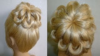 Einfache FrisurenHochsteckfrisurFlechtfrisurenZopffrisurDonut Hair Bun Updo HairstylesPeinados [upl. by Alaric]