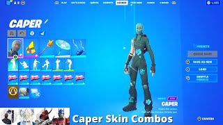 Caper Skin Combos Fortnite Battle Royale [upl. by Spalding425]