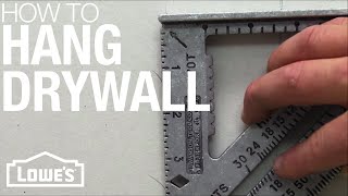 How to Hang Drywall [upl. by Bianchi]