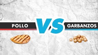 Pollo vs Garbanzos  Lucha de Alimentos  MFA [upl. by Catarina]