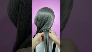 Effortless Hairstyle for Urgent Outings  Quick and Simple Hair Tie easyhairtutorial hair [upl. by Danae204]