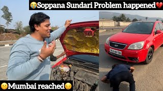 😭Soppana Sundari Problem happened💔☹️reached Mumbai ￼ Aj Squad [upl. by Eleinad]