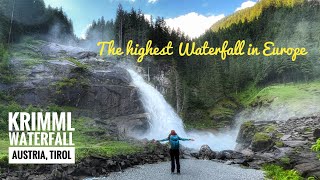 🇦🇹Krimml Waterfall in Austria❤️ Full tour The highest Waterfall in Europe😯 [upl. by Nessa]