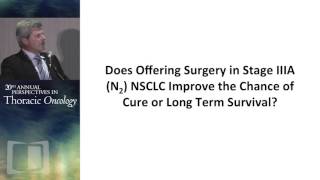 Debate Strategies for locally advanced NSCLC  Bimodality approach [upl. by Ecargyram]