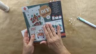 Kerst kaarten uit diy kerstblok action [upl. by Yrtsed]