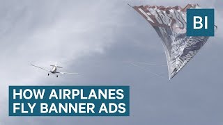 How Airplanes Fly Those Giant Banner Ads — Its More Dangerous Than You Think [upl. by Rustice987]