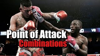 Crawford vs Benavidez  Point of Attack  Combinations [upl. by Yraeg613]