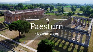 Paestum  4K drone video [upl. by Eedrahc439]