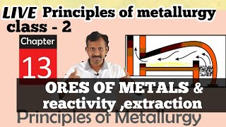 principles of metallurgy  class  2  Types of metals baseed onreactivity [upl. by Stambaugh]