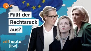 Europawahl 2024 Analysen zur politischen Stimmung in Deutschland und Nachbarländern  ZDFheute live [upl. by Anitnas]