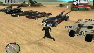 GTA SA BATMAN Vehicle MODs [upl. by Hook]