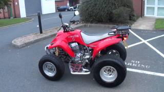 2005 BAROSSA APACHE RLX250 250 ROAD QUAD BIKE 70MPH 9 MS TAX amp MOT GC V FUN [upl. by Barnaba]