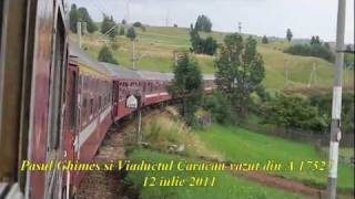 Urcare spre Livezi Ciuc si Viaductul CARACAU din A 1752 SuceavaBrasov  12 iulie 2011 [upl. by Tomkin66]