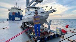 නැව ඇතුලට දාගත්ත ලොකු බෝට්ටු දෙක🤷‍♂️🚤🛟 🚥⚓️🪝sailor sailorlife arroundtheworld seamantvlog [upl. by Narmis]