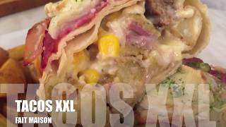 Recette du TACOS XXL Gratiné au four [upl. by Seiuqram]