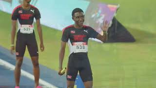 CARIFTA50 4x400 U20 Boys Final  SportsMax TV [upl. by Elston]