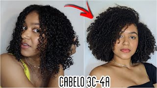 COMO CACHEAR CABELO CRESPO CURTO TIPO 4  TUTORIAL COMPLETO 2023  POR RAPHAEL LORRANH [upl. by Rains270]