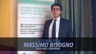 SINFONIA Regione Campania e il Fascicolo Sanitario Elettronico  Intervista a Massimo Bisogno [upl. by Kristian26]