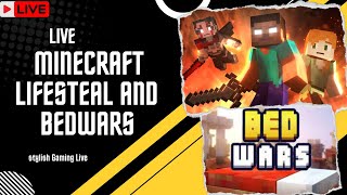 Minecraft Bedwars And Lifesteal SMP  Join With Me  bedwars [upl. by Ennaylil]