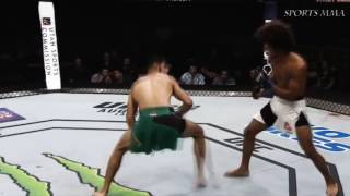 FIGHT HIGHLIGHTS Alex Caceres vs Yair Rodriguez [upl. by Derk]