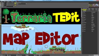 TEdit Tutorial Terraria Map ViewerEditor 131 PC with download links [upl. by Assirrem]