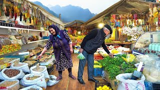 Cooking National Azerbaijani Dishes with Ingredients from the Village Bazaar [upl. by Varipapa]