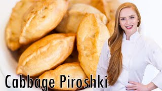 How to Make Traditional Russian Piroshki with Braised Cabbage Filling [upl. by Zildjian]