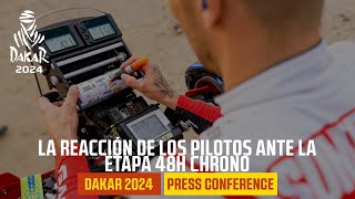 La opinión de los pilotos sobre la etapa de 48 horas dakar2024 [upl. by Sharyl]