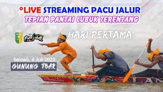 LIVE Pacu Jalur di Pantai Lubuk Terentang Hari Pertama [upl. by Kipper59]