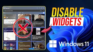 How to Disable Widgets in Windows 11  How to Turn Off Widgets  Remove Widgets From Windows 11 [upl. by Ailis]