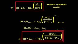 HendersonHasselbalch Equation Medical lecture [upl. by Shaff662]