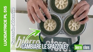 Come cambiare le spazzole della lucidatrice Folletto PL515 pulilux  BierreStore [upl. by Kerril]