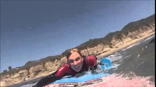 Christoffer Lindhe Surfing with Cameron Clapp 20140417 [upl. by Lledo]