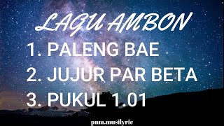 LAGU AMBON  PALENG BAE JUJUR PAR BETA PUKUL 101 [upl. by Violette]