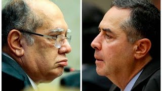 BARROSO E GILMAR MENDES BATEM BOCA E SESSÃO É SUSPENSA [upl. by Eatnahs409]