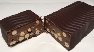 Chocolate Torrone  Nutella  Hazelnuts [upl. by Dygall478]