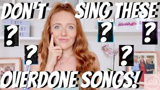 OVERDONE MUSICAL THEATRE AUDITION SONGS WHY YOU SHOULDNT SING THEM  Lucy StewartAdams [upl. by Schecter127]