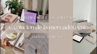 quotResumen de Unidad 1 Evolución de la Mercadotecnia – Jassivi Gonzálezquot [upl. by Hanleigh]